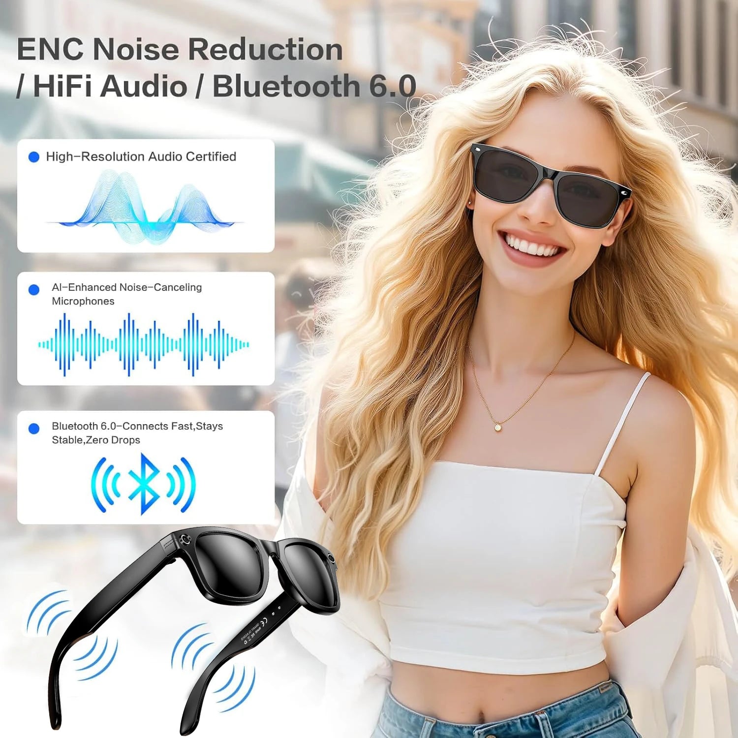 Smart AI Sunglasses Pro