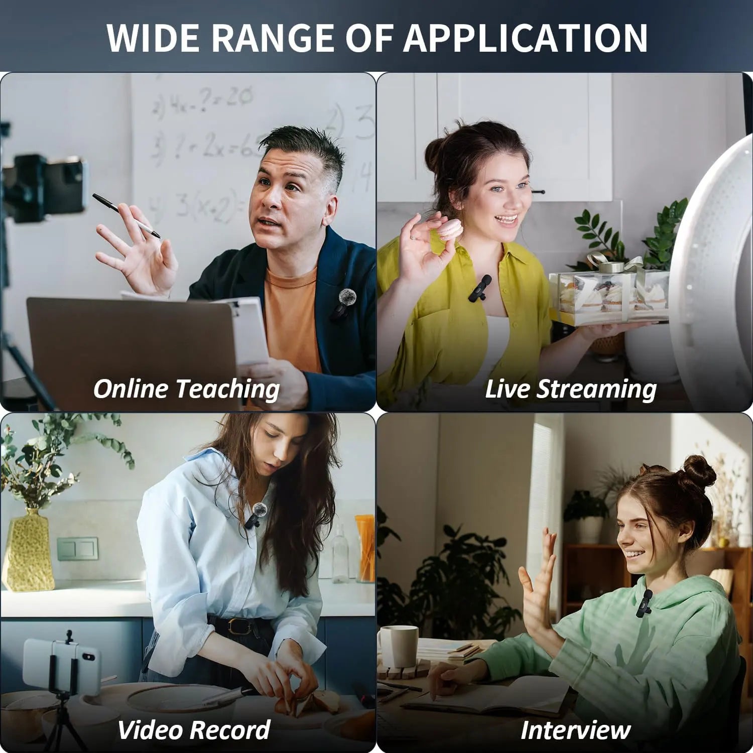 Pocket Wireless Lavalier Audio Mic